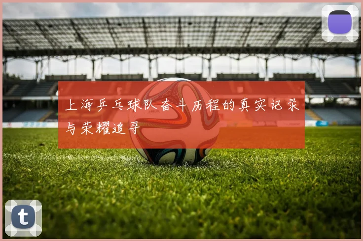 上海乒乓球队奋斗历程的真实记录与荣耀追寻