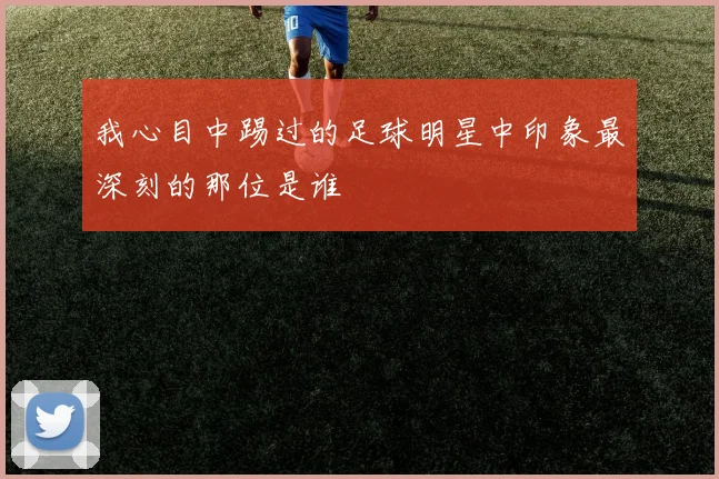 我心目中踢过的足球明星中印象最深刻的那位是谁