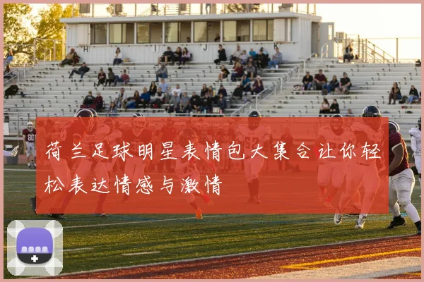 荷兰足球明星表情包大集合让你轻松表达情感与激情